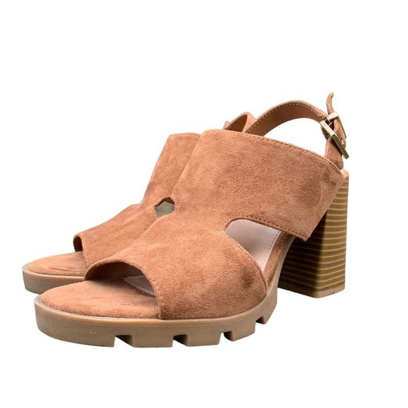 a.n.a Tan Block Heel Sandals - Picture 12 of 12